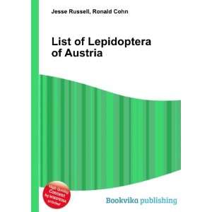  List of Lepidoptera of Austria Ronald Cohn Jesse Russell 