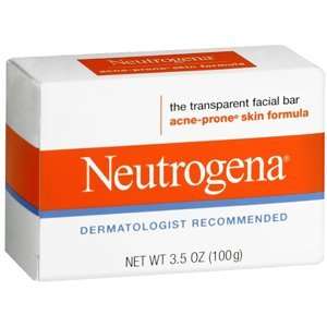  Special pack of 5 NEUTROGENA SOAP ACNE CLEAN 3.5 oz 