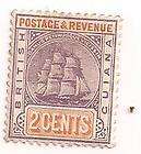 British Guiana 2 Cent Stamp c1907 10 F373  