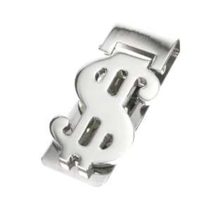  Silver Money Clip With Dollar Sign Credit Card Holder 
