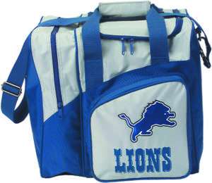 Detroit Lions 1 Ball Bowling Bag New  