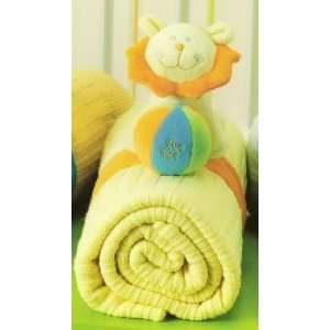    Tuc Tuc Lion Knitted Baby Blanket. Circus Collection. Baby
