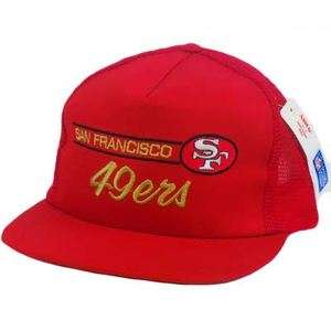 HAT CAP SNAPBACK VINTAGE SAN FRANCISCO 49ERS FLAT BILL DEADSTOCK ANNCO 