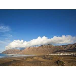  Cliffs of the Risco De Famara Rising Over Lanzarotes Finest Beach 