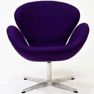  Arne Jacobsen Swan Chair in Purple