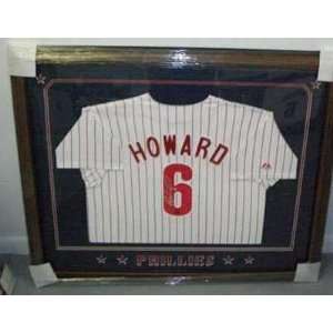  Signed Ryan Howard Jersey   ~framed~ Coa~   Autographed MLB 