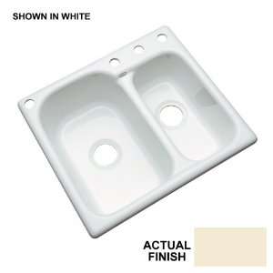  Dekor Double Basin Acrylic Topmount Kitchen Sink 33461 
