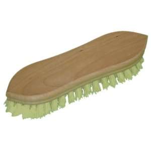 Zephyr 53409 Yellow Polypropylene Hand Scrub Brush with Pointed Wood 