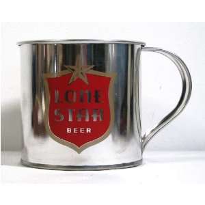  Vintage Lone Star Beer Metal Mug 