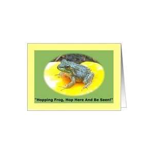 Frog Nature Old Poetry Greeting Card Card Health 