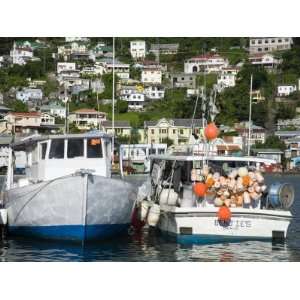  Fishing Boats in Carenage Harbour, St. Georges, Grenada 