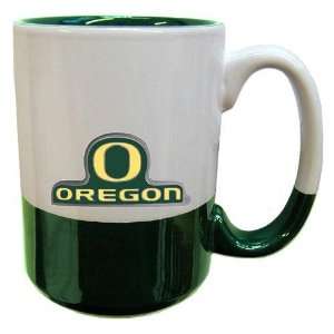  Oregon Ducks NCAA 2 Tone Grande Mug White/Green Sports 