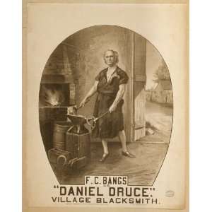  Poster F.C. Bangs as Daniel Druce 1879