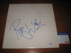 ROGER WATERS SIGNED PINK FLOYD THE WALL LP PSA/DNA  