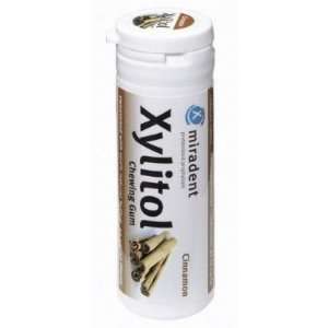 Miradent 100% Xylitol Dental Health Chewing Gum (Cinnamon Flavor / 12 
