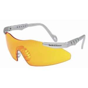 Smith & Wesson Magnum Safety 3G Glasses Platinum Frame, Orange Lens 