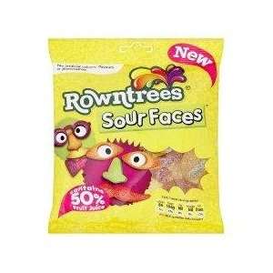 Rowntrees Sour Faces Jellies 185g   Pack of 6  Grocery 