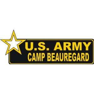  United States Army Camp Beauregard Bumper Sticker Decal 9 