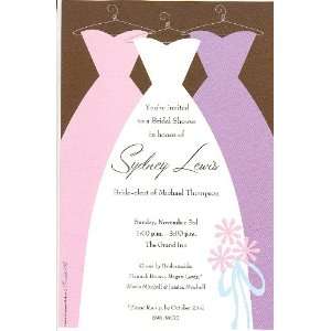  Bridal Dresses Invitation Baby