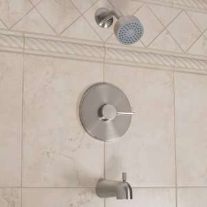 Rotunda Pressure Balance Tub and Shower Faucet Set with Lever Handle 