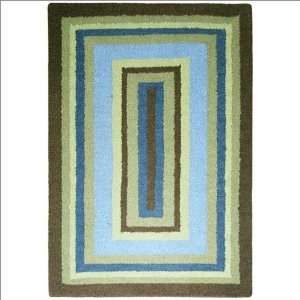  8 x 10 Rizzy Rugs Kids Blue and Brown Rug