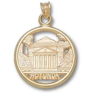   Cavaliers Solid 10K Gold Rotunda 3 D Pendant