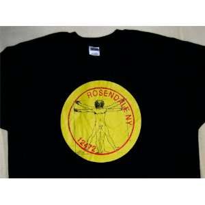  ROSENDALE, NY / T SHIRT / VITRUVIAN MAN / SIZE MENS S 