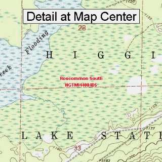   Map   Roscommon South, Michigan (Folded/Waterproof)