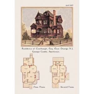  Residence of F. W. Coolbaugh, Esquire 20x30 Poster Paper 