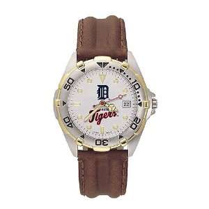 Detroit Tigers Mens MLB All Star Watch (Leather Band 