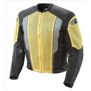  Joe Rocket Phoenix 5.0 Mesh Jacket Yellow/Black Size 3X 