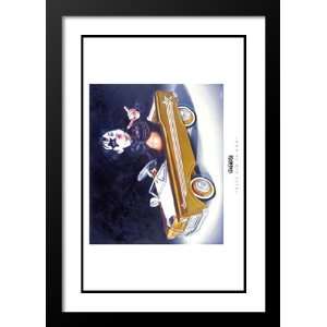 Ron English 32x45 Framed and Double Matted KISS Kid in Kar   2006