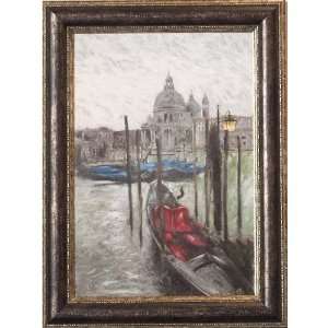  Venetian Gondola Hand Finished Canvas Painting Framed 