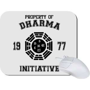  Rikki Knight Property of Dharma Initiative Mouse Pad 