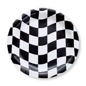  Checkered Flag Paper Luncheon Plates Health & Personal 