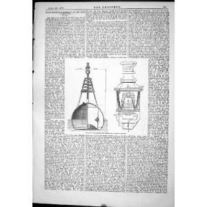   1879 Pintsch Gas Illuminated Buoys Diagram Regulator