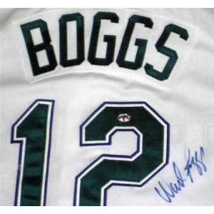  Wade Boggs Signed Game Used 2001 Tb Rays Jersey Hof 