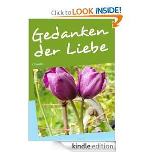 Gedanken der Liebe (German Edition) T. Thunder  Kindle 