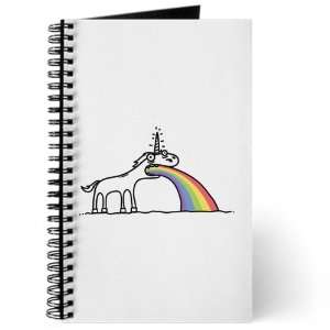   (Diary) with Unicorn Vomiting Rainbow on Cover 