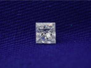 GIA Certified 1.0ct Princess Cut Loose Diamond E color, VS1 clarity