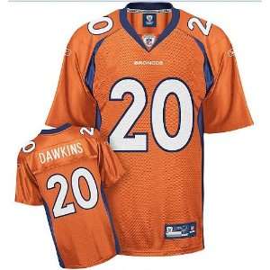  Brian Dawkins #20 Denver Broncos Replica NFL Jersey Orange 