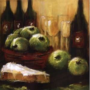 Apples & Brie by Christina Doelling 35x35  Grocery 