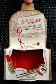 antique REVLON LIPSTICK HOLDER BOX lip kit  