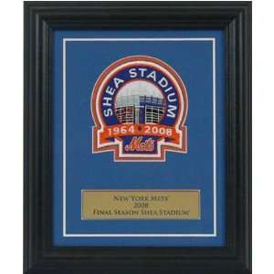 Shea Stadium Final Season Embroidered Commemorative Patch Mat and 