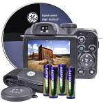 GE X500 16MP 15x Optical/6x Digital Zoom HD Camera (Black) X500 BK R