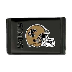  New Orleans Saints Nylon Tri Fold Wallet *SALE* Sports 