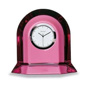   Vega Small, Peony Pink Clock 3in H X 3 3/8in L
