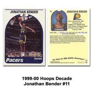  Burbank Sportscards Indiana Pacers Jonathan Bender 1999 00 