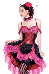 CAN CAN SALOON GIRL womens adult costume XS  