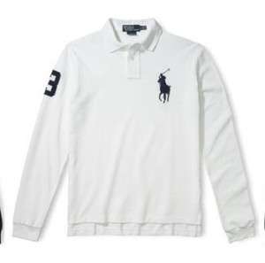NWT Mens Ralph Lauren Big Pony Long Sleeve Polo Shirt  